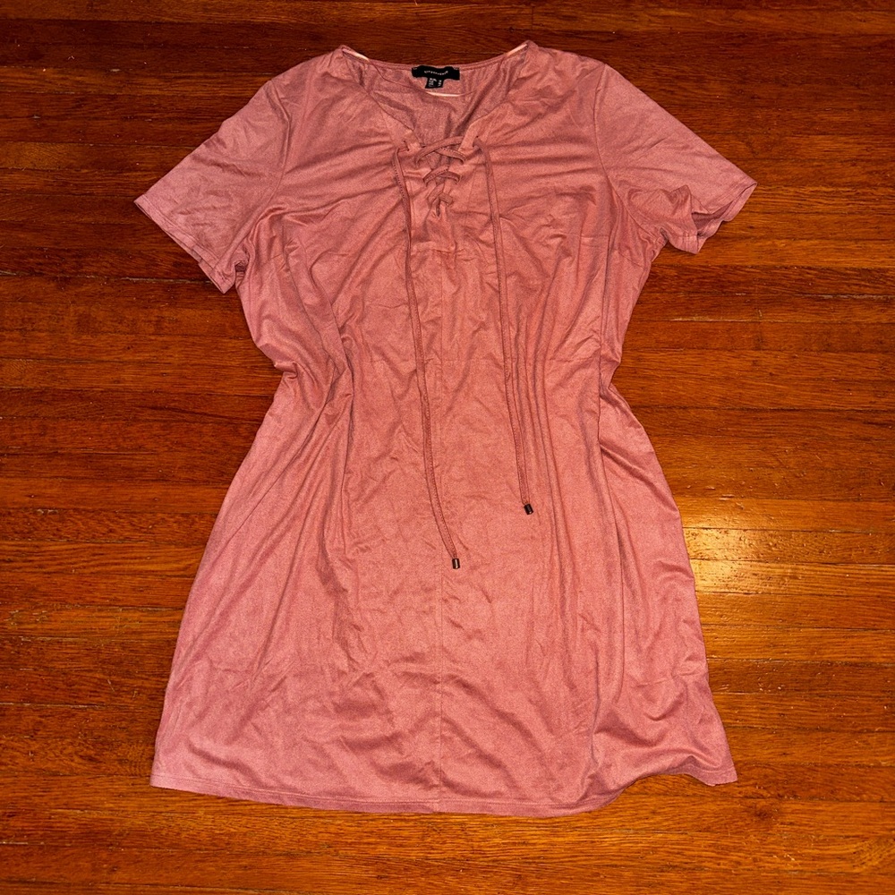 Pink Short Sleeve Dress